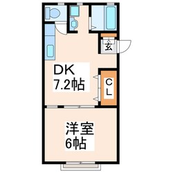 近見ハイツの物件間取画像